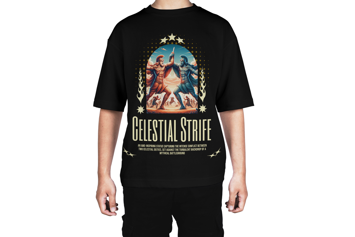 Celestial Strife Divine Battle Tee
