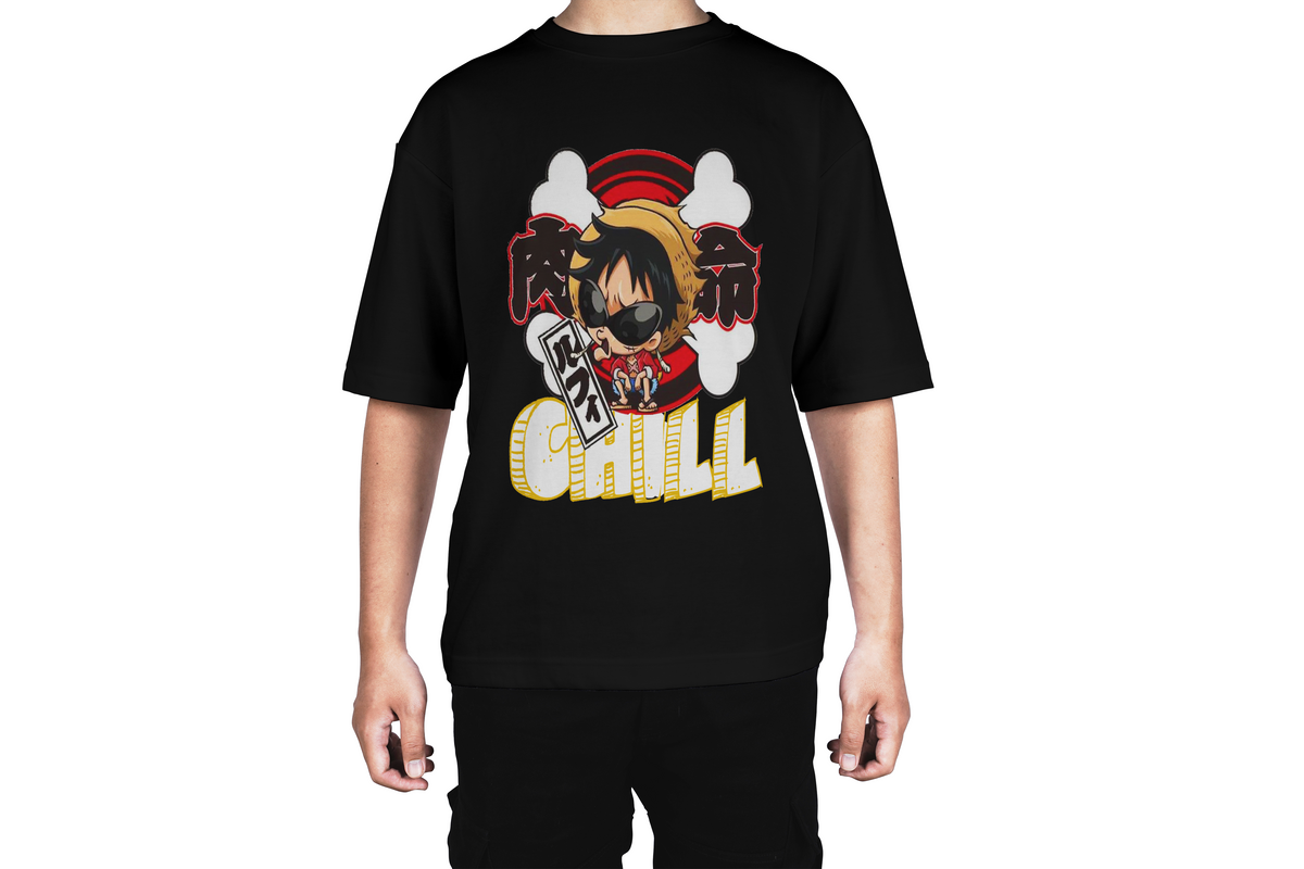 Chill Luffy Anime Tee