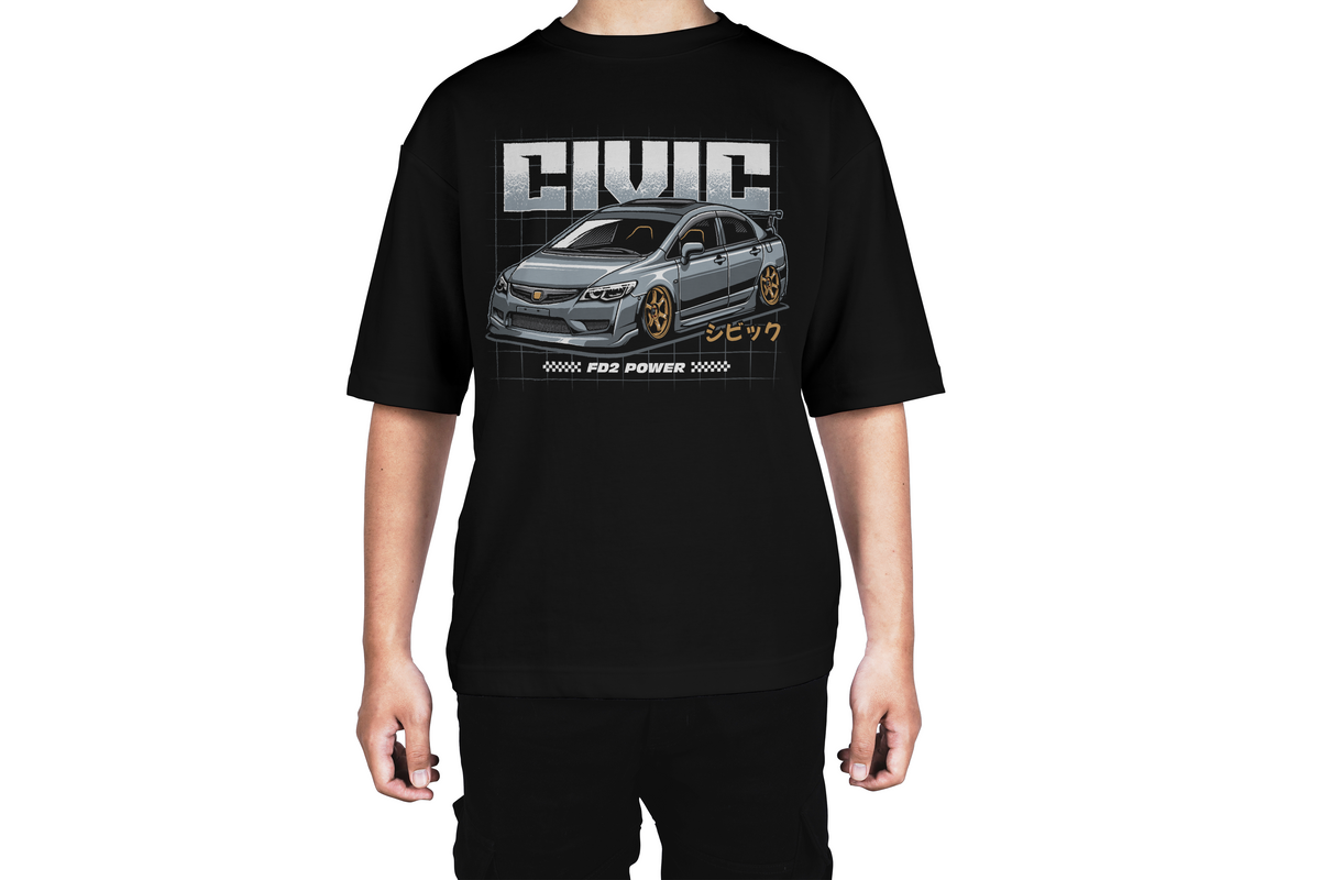 Civic FD2 Power JDM Tee