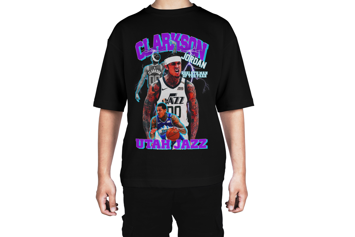 Jordan Clarkson 00 Utah Jazz Basketball Tee