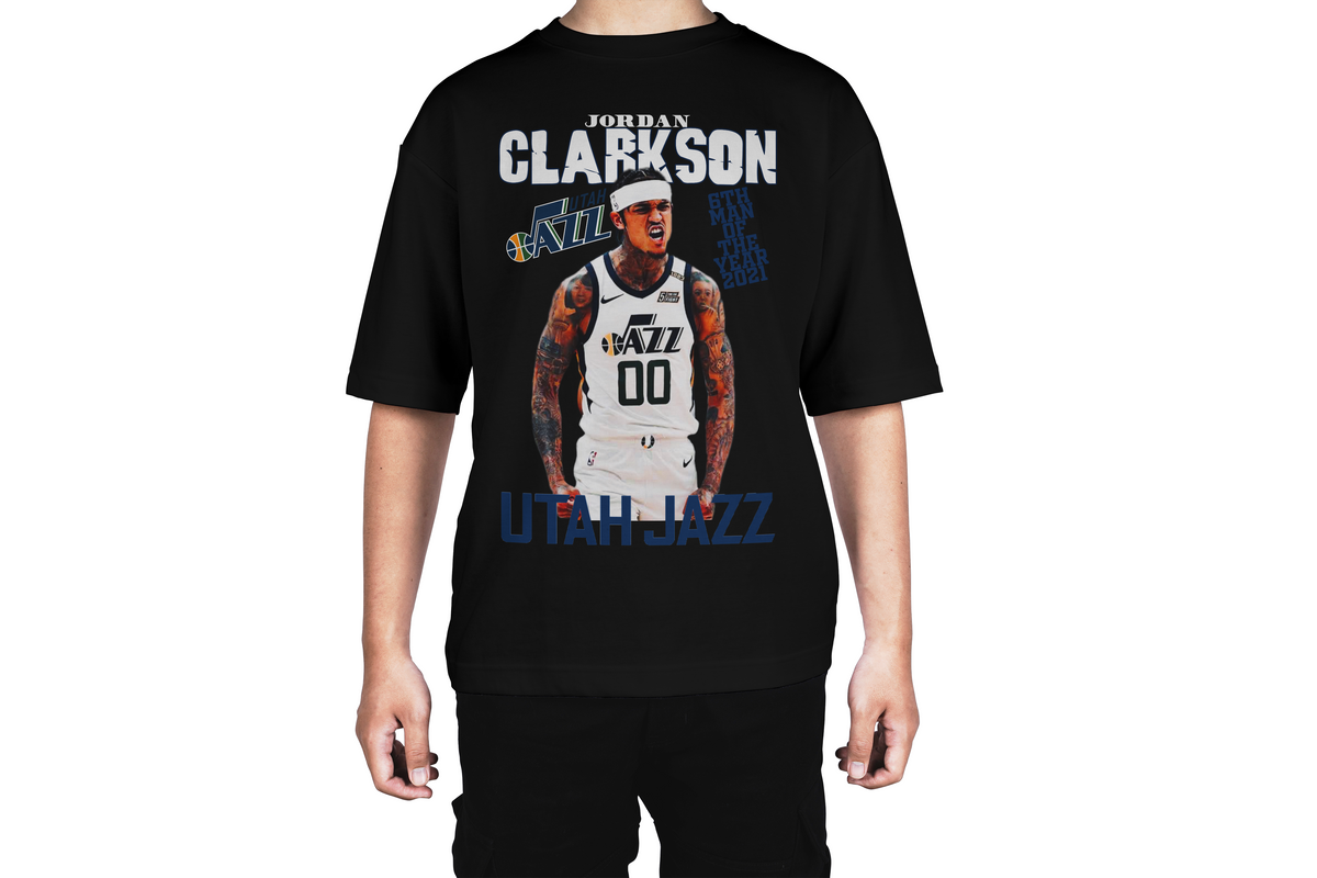 Jordan Clarkson 00 Utah Jazz Sixth Tee