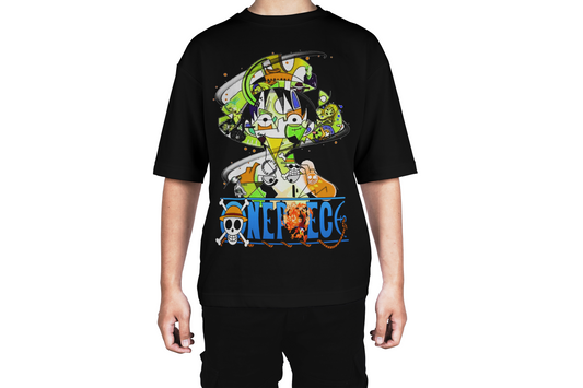 Colorful Luffy One Piece Tee