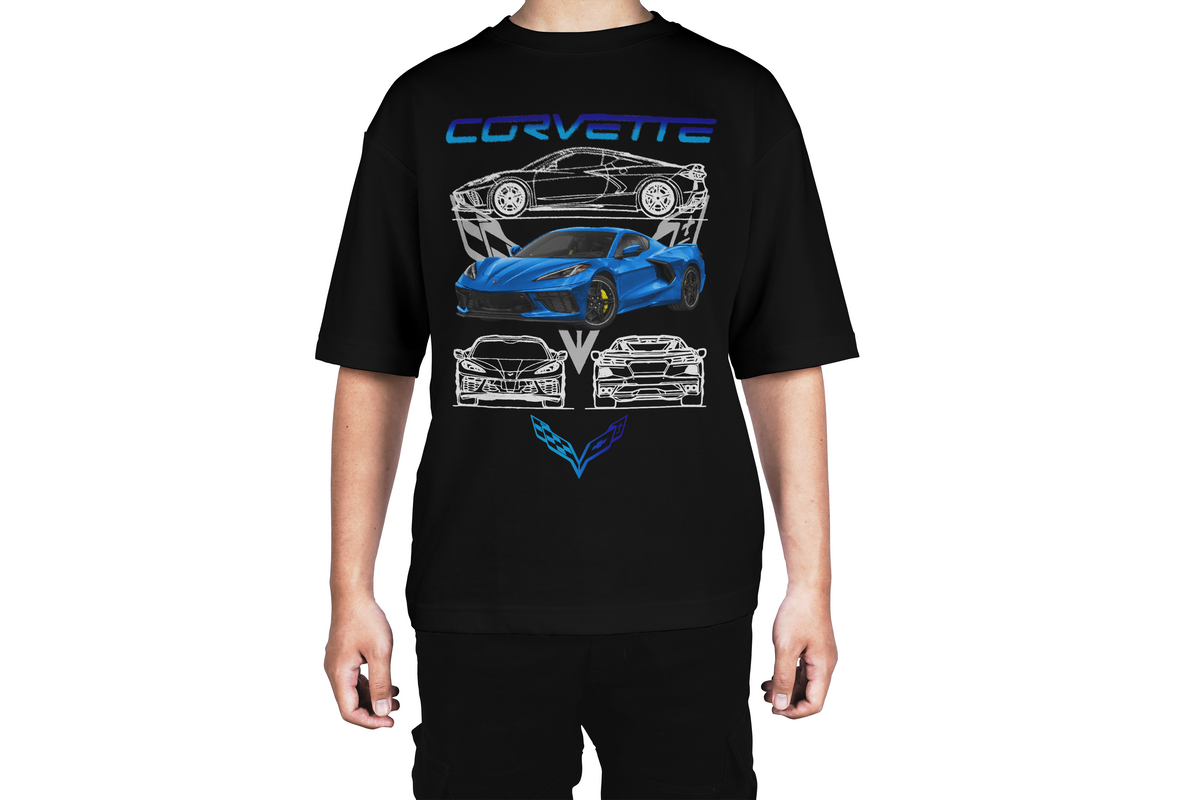 C8 Corvette Sports Car Tee