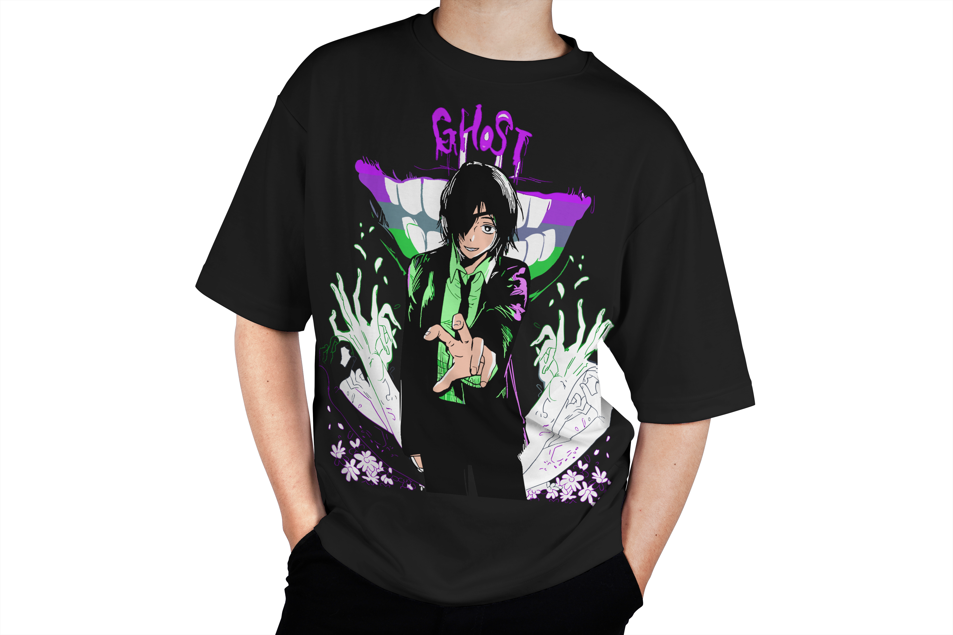 Ghost Chainsaw Man Tee