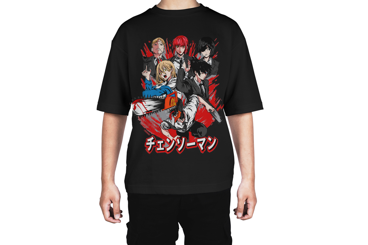 Chainsaw Man Group Tee