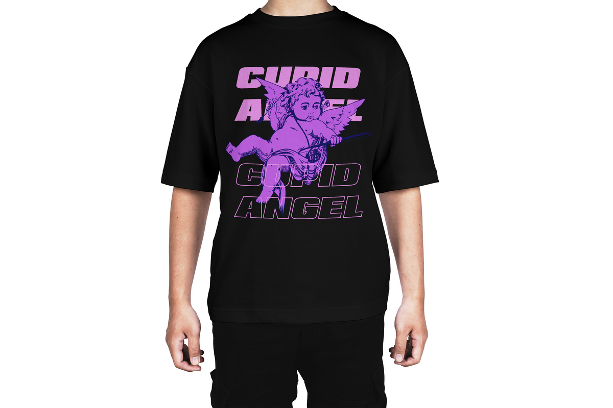 Purple Cupid Streetwear Tee
