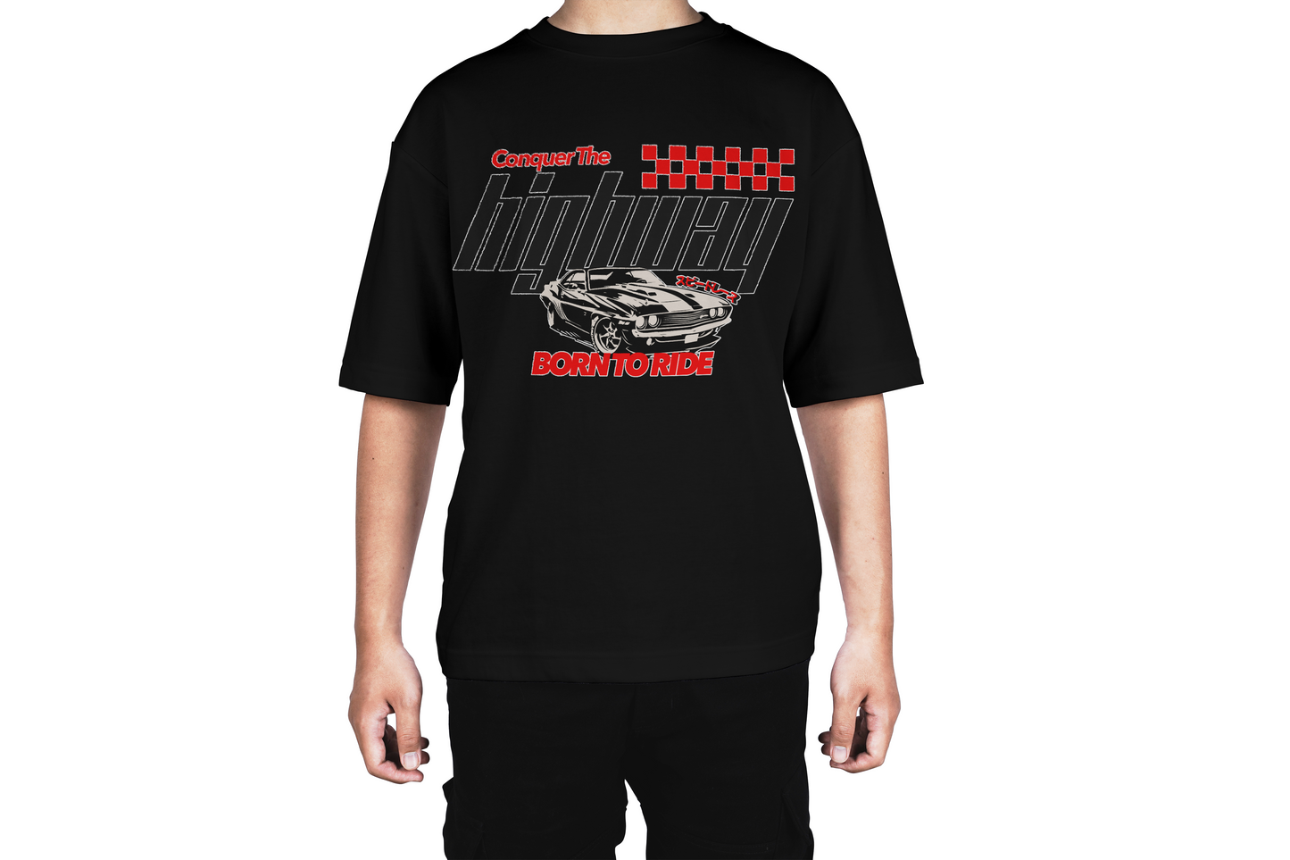 Born to Ride Muscle Car Tee