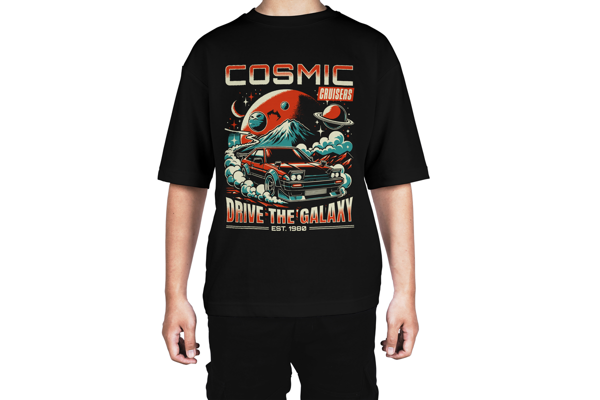Cosmic Cruisers Galaxy Drive Tee
