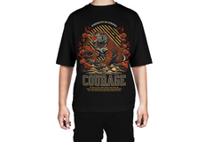 Courage Strength in Stripes Tiger Tee