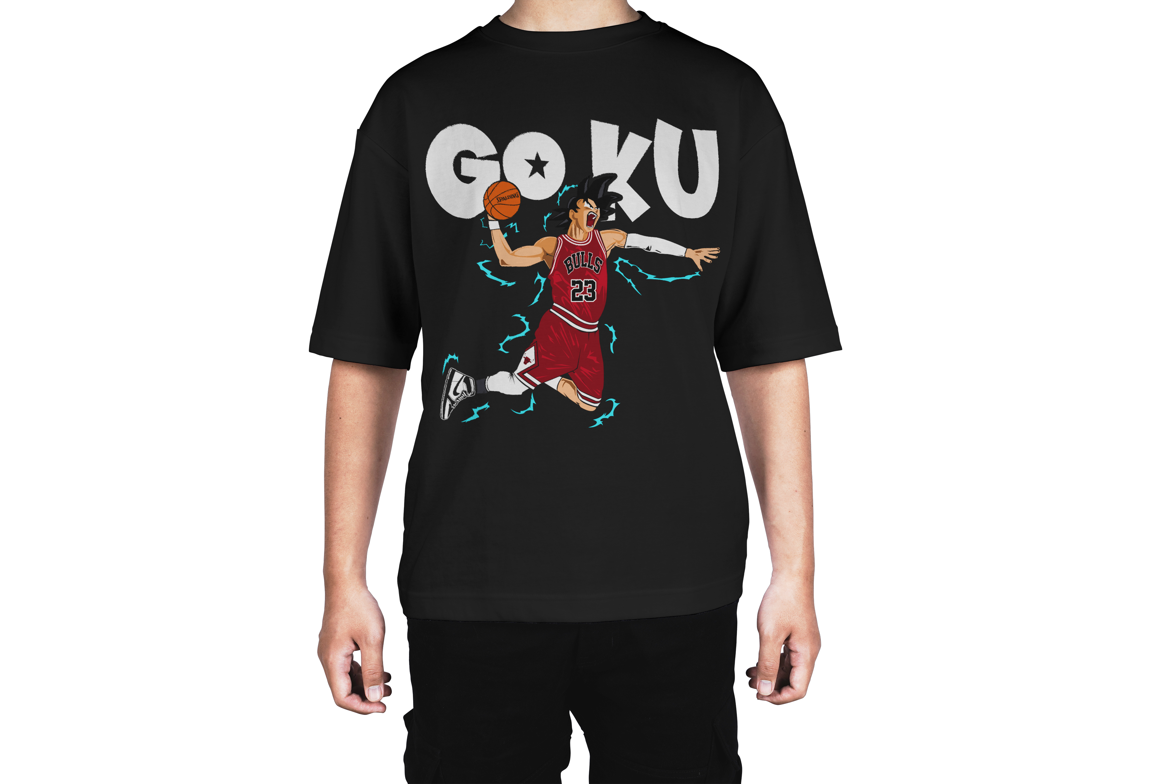 Goku Basketball Slam Dunk Tee