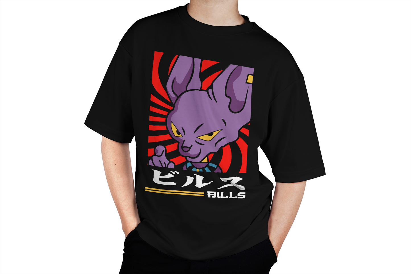 Beerus Red Spiral Tee