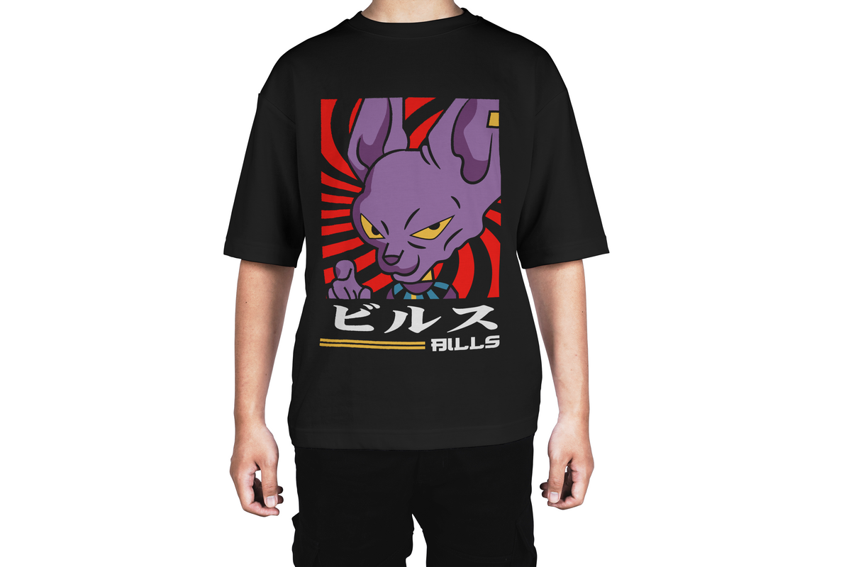 Beerus Red Spiral Tee