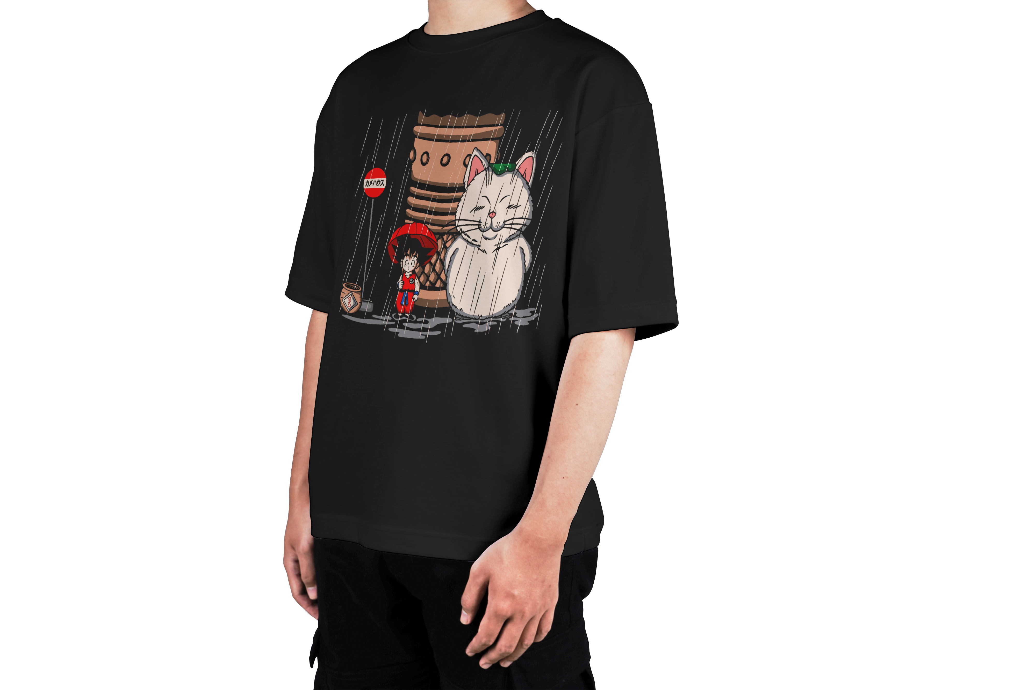 Goku & Korin Totoro Parody Tee