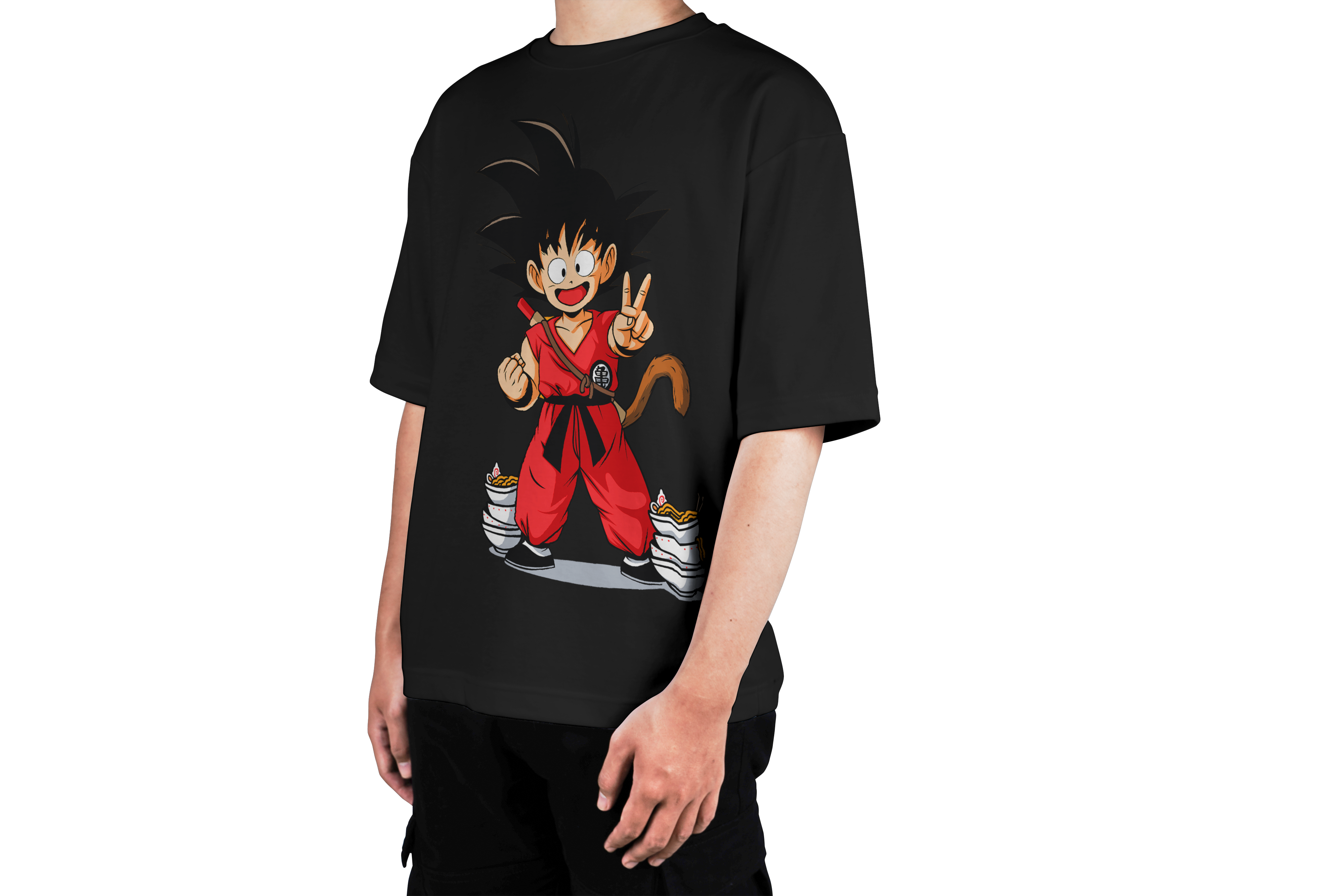 Kid Goku Ramen Peace  Tee