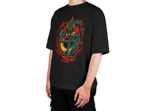 Shenron Flame Circle Tee
