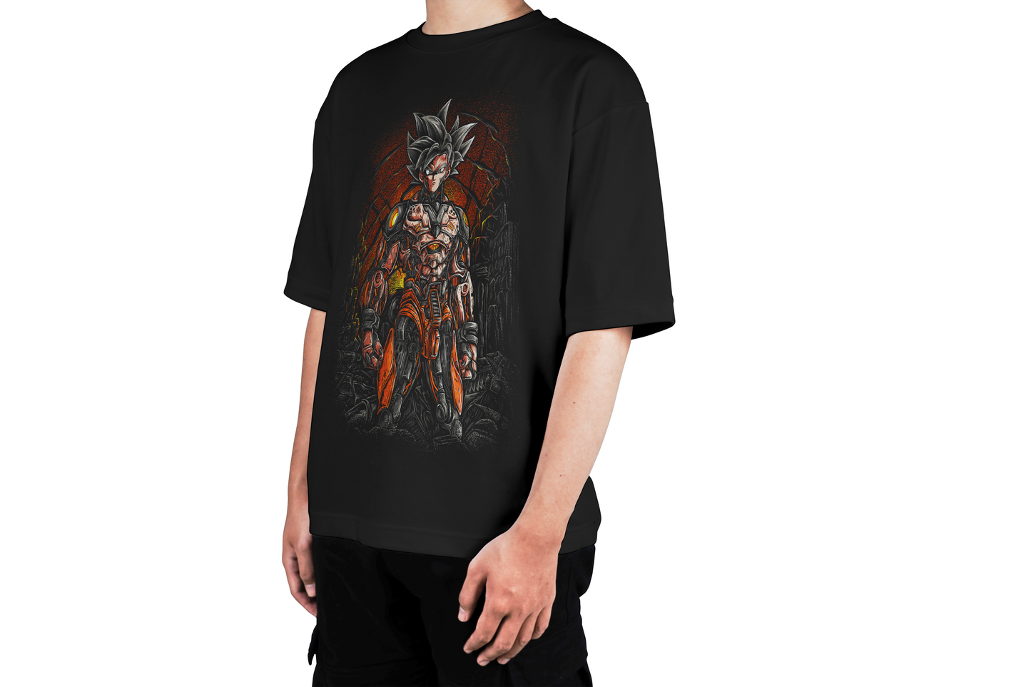 Cyborg Goku Warrior  Tee