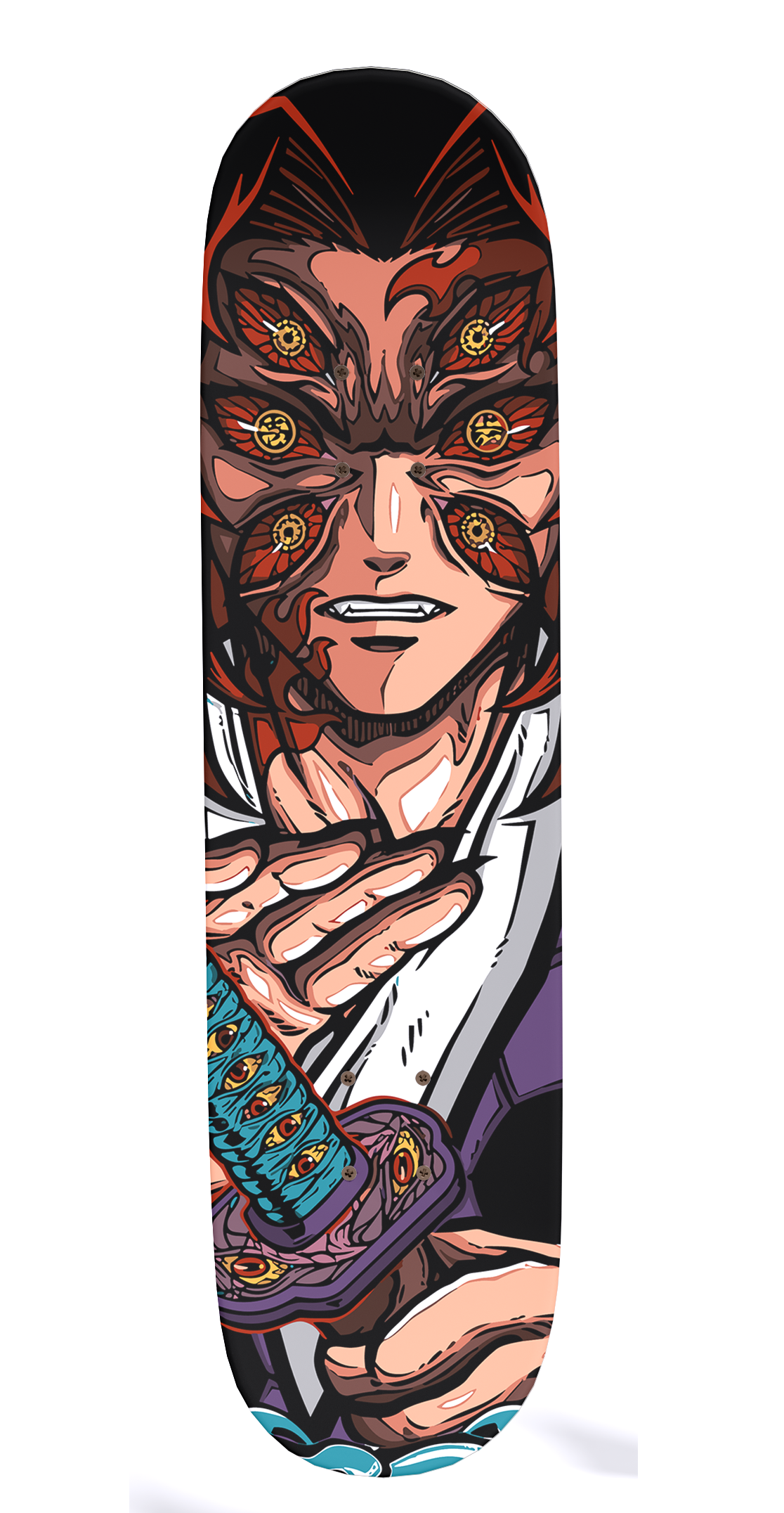 Kokushibo Skateboard Deck