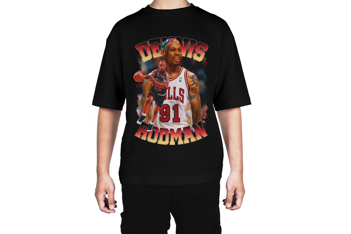 Dennis Rodman 91 Chicago Bulls Tee