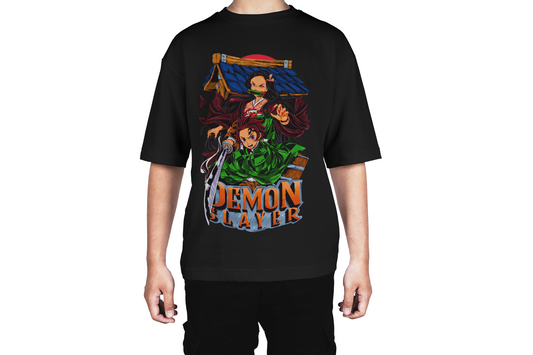 Tanjiro & Nezuko Style Tee