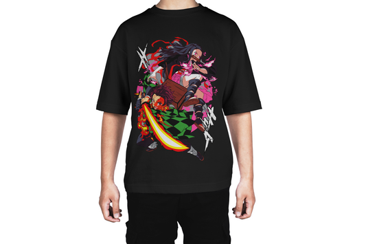 Tanjiro & Nezuko  Style Tee
