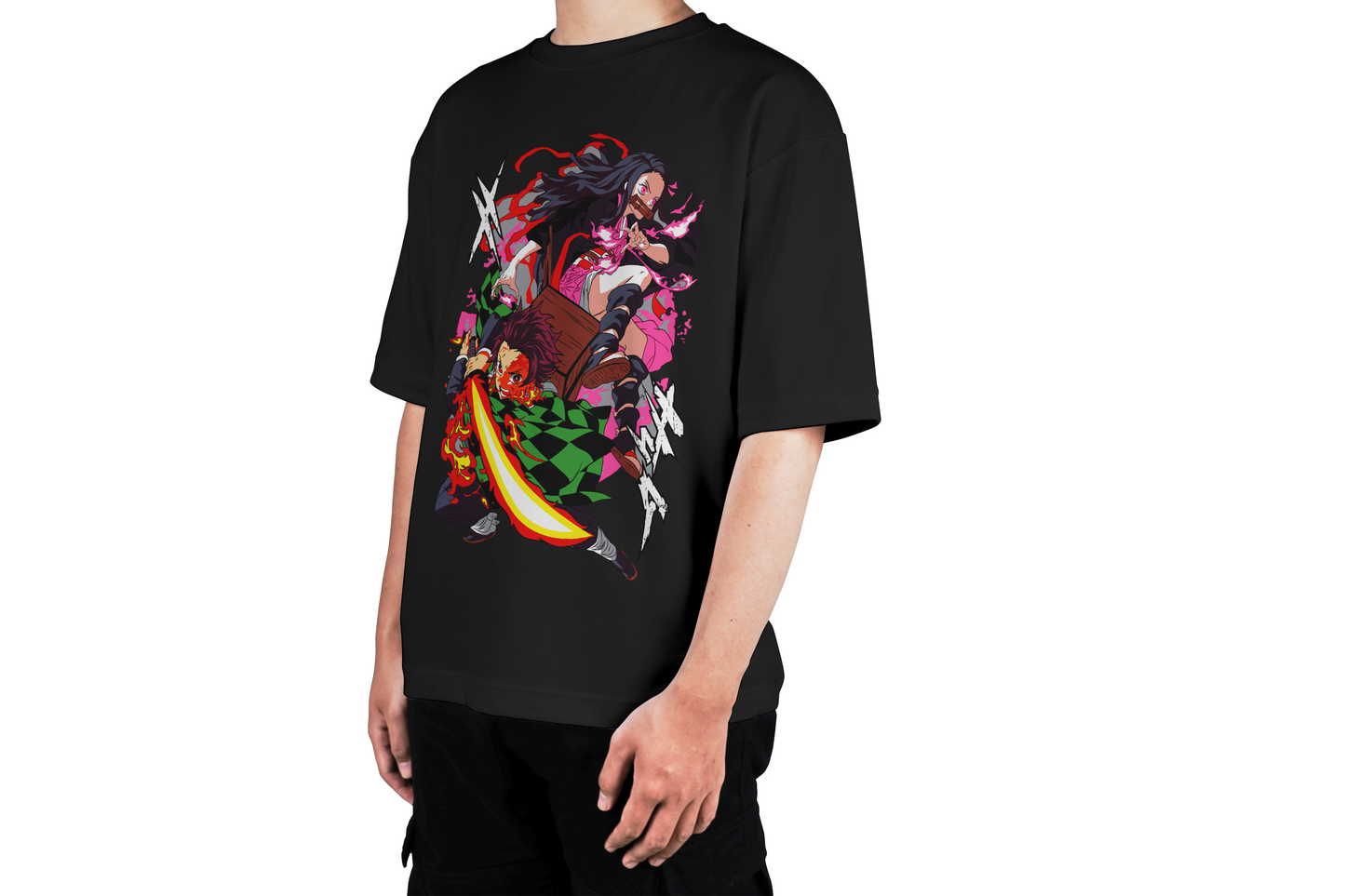 Tanjiro & Nezuko  Style Tee