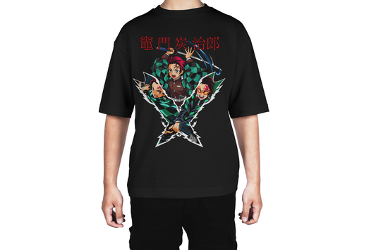 Tanjiro Kamado Action Burst Tee