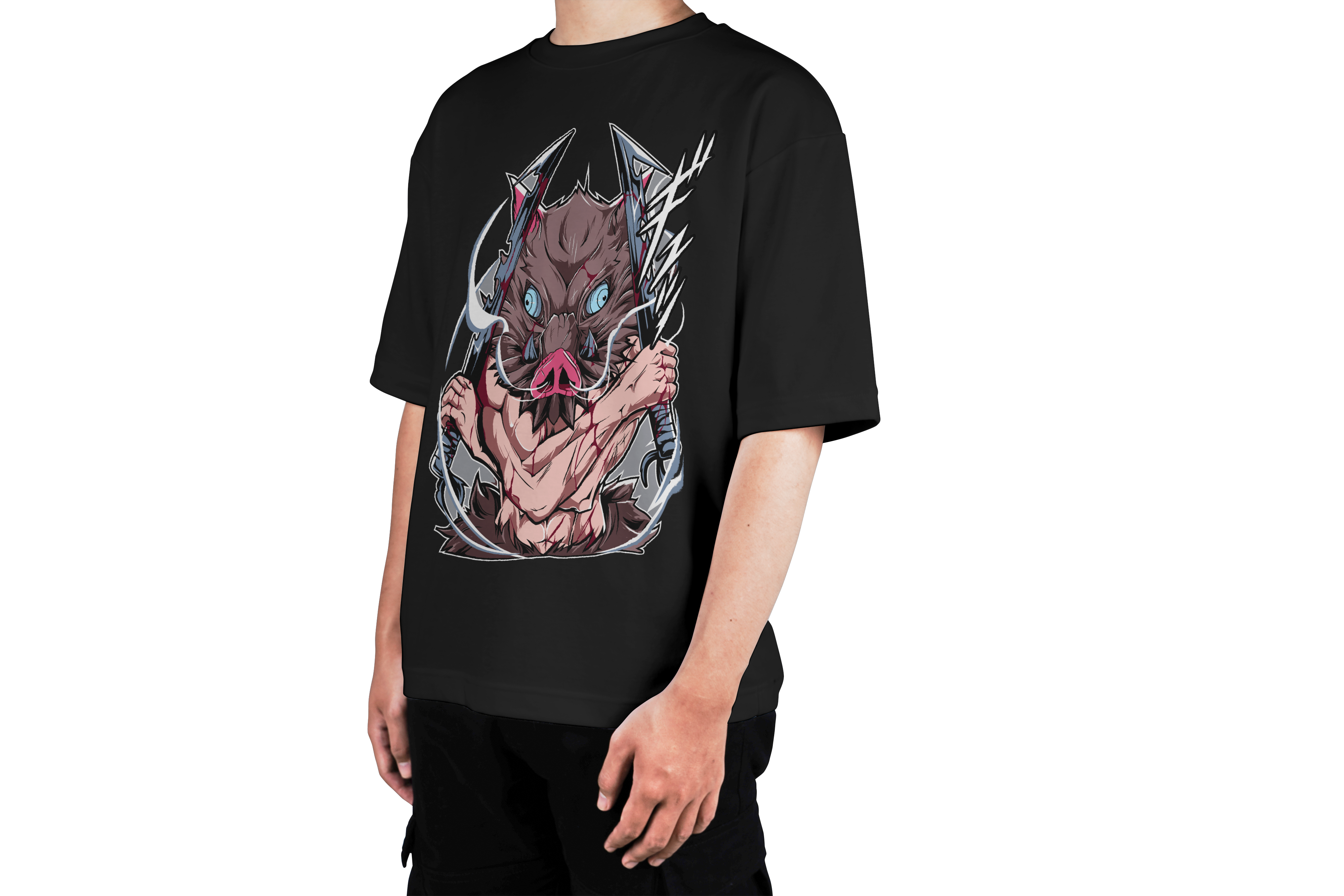 Inosuke Boar Mask  Tee