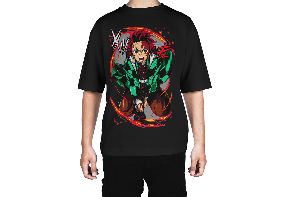 Tanjiro Action Slash Tee