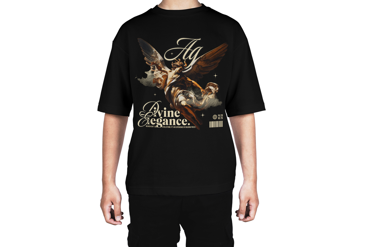 Divine Elegance Angelic Sculpture Tee