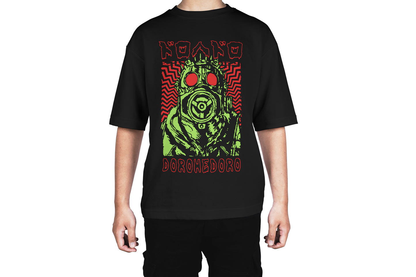 Shin Dorohedoro Neon Mask Tee
