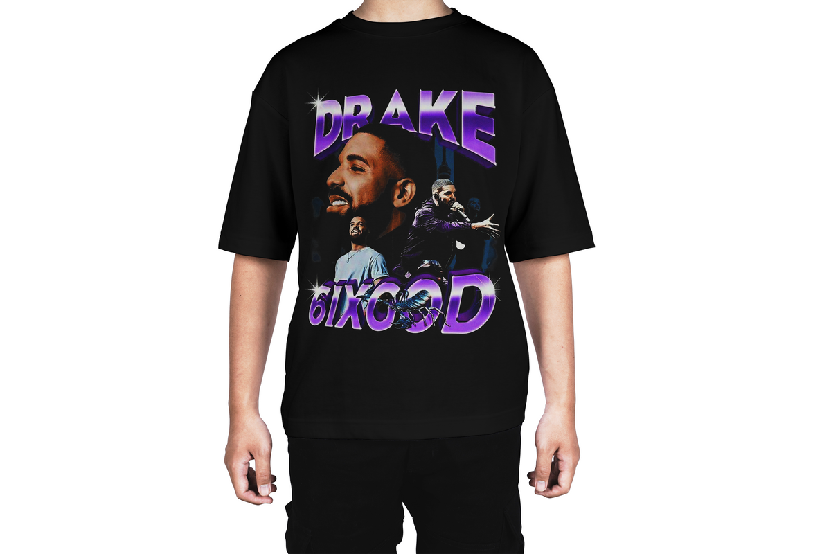 Drake 6IXGOD Purple Tee