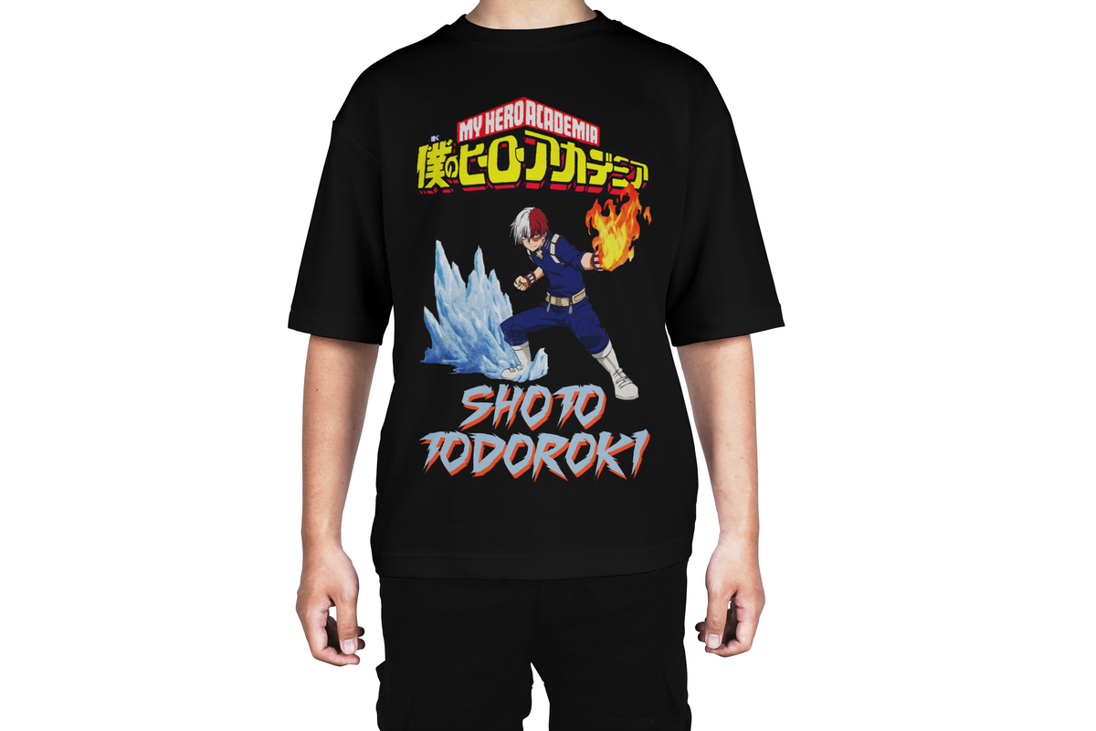 Todoroki Dual Fury My Hero Academia Tee