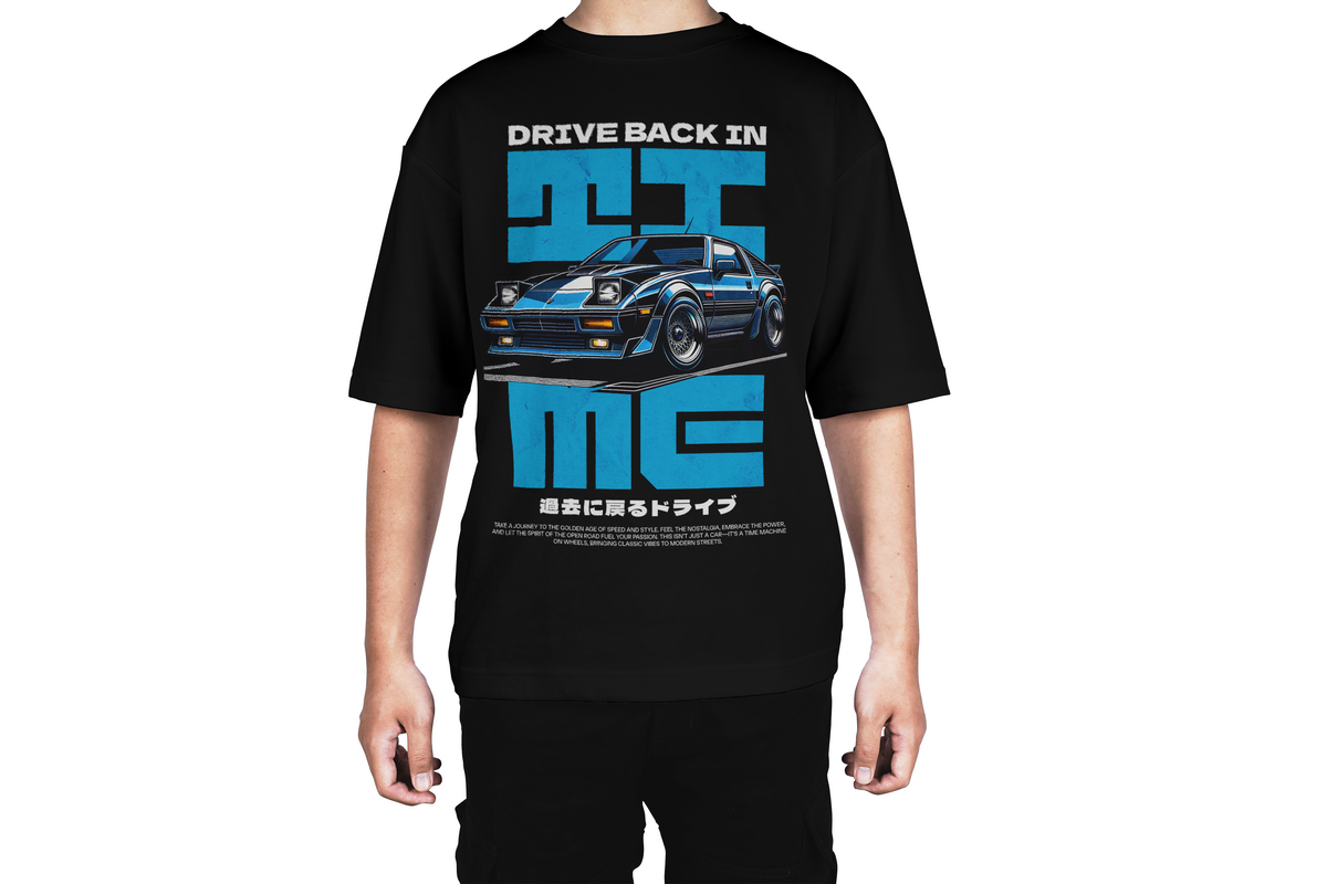Drive Back in Time Retro Car Tee