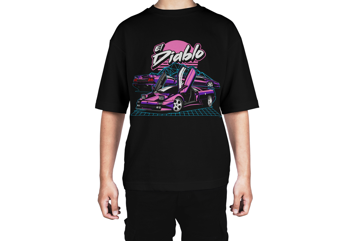 El Diablo 80s Supercar Tee