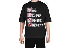Eat Sleep Anime Repeat Tee