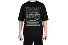 Retro Elegance Car Tee