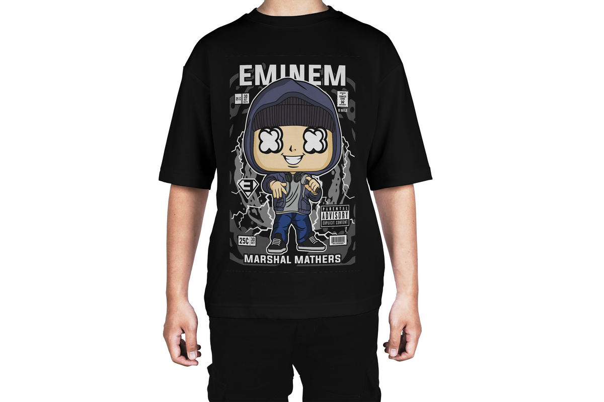 Eminem 8 Mile Cartoon Tee