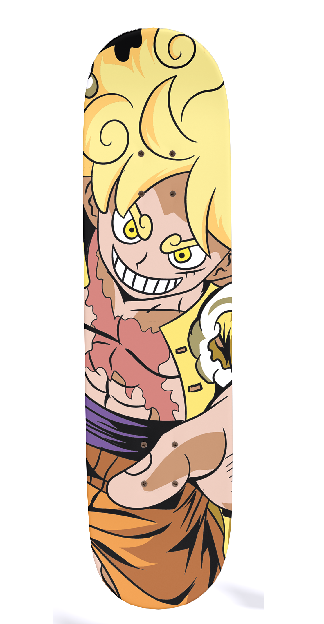 Monkey D. Luffy Gear 5 Skateboard Deck