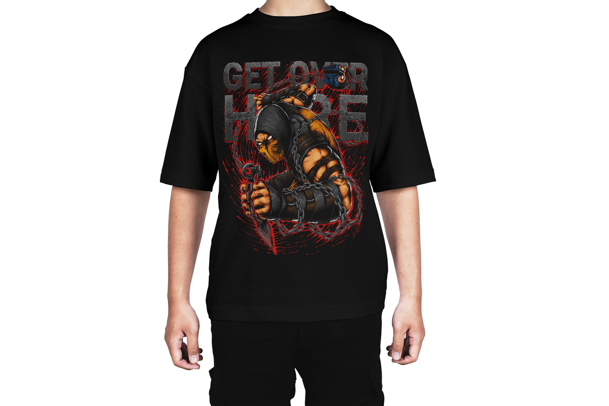 Mortal Kombat Scorpion Get Over Here Tee