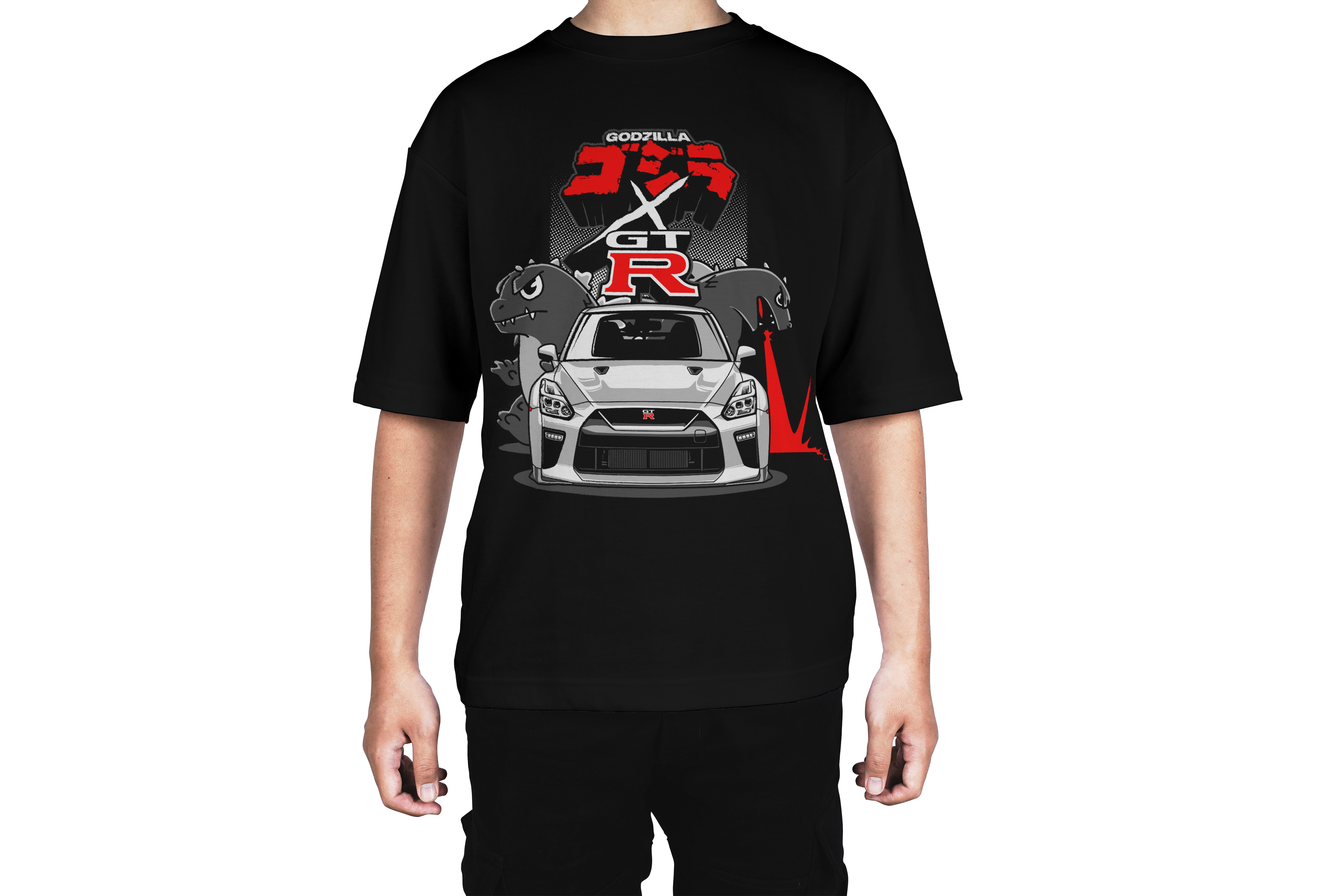 Godzilla × GT-R  Style Tee