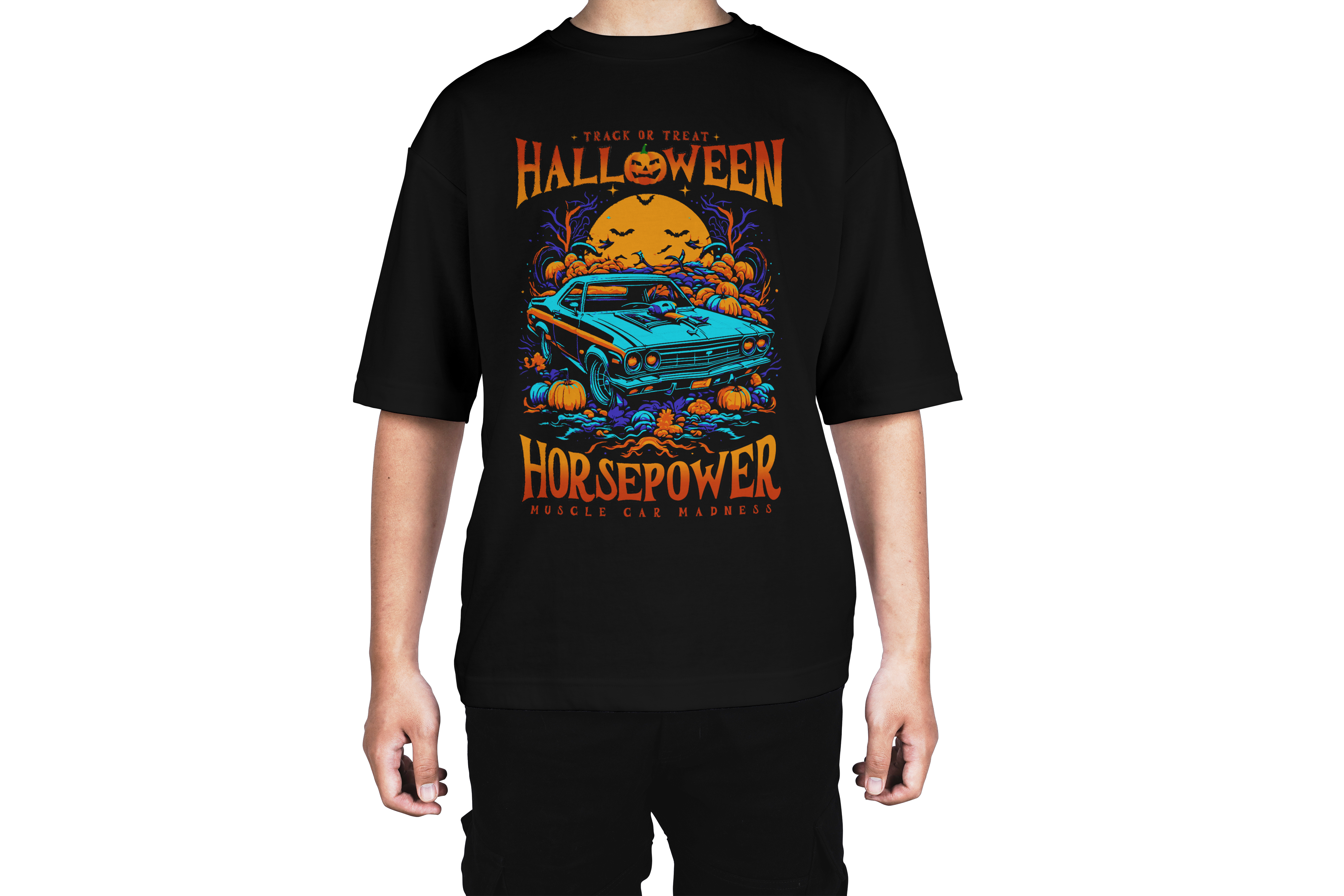Halloween Horsepower Style Tee