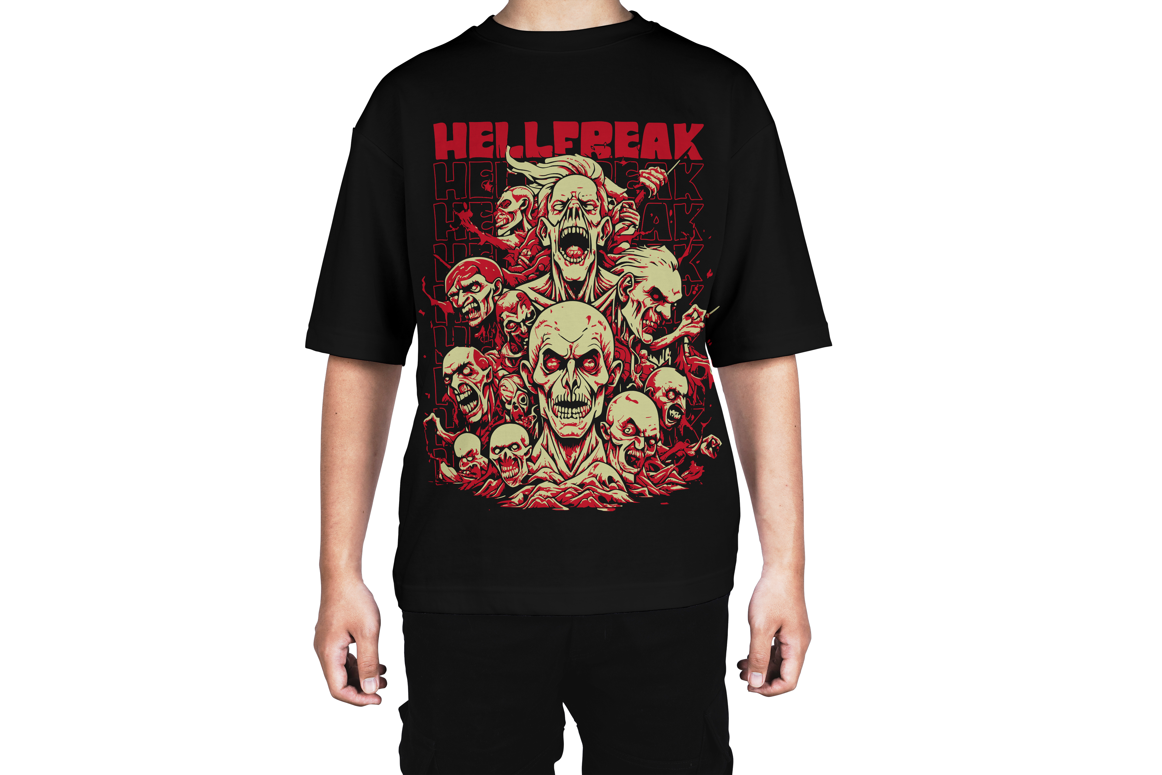 Hellfreak Horror Skull Tee