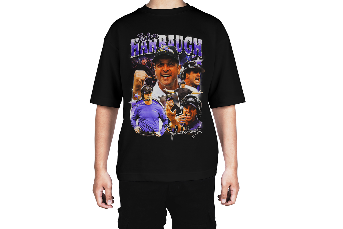 John Harbaugh Ravens Coach Tee