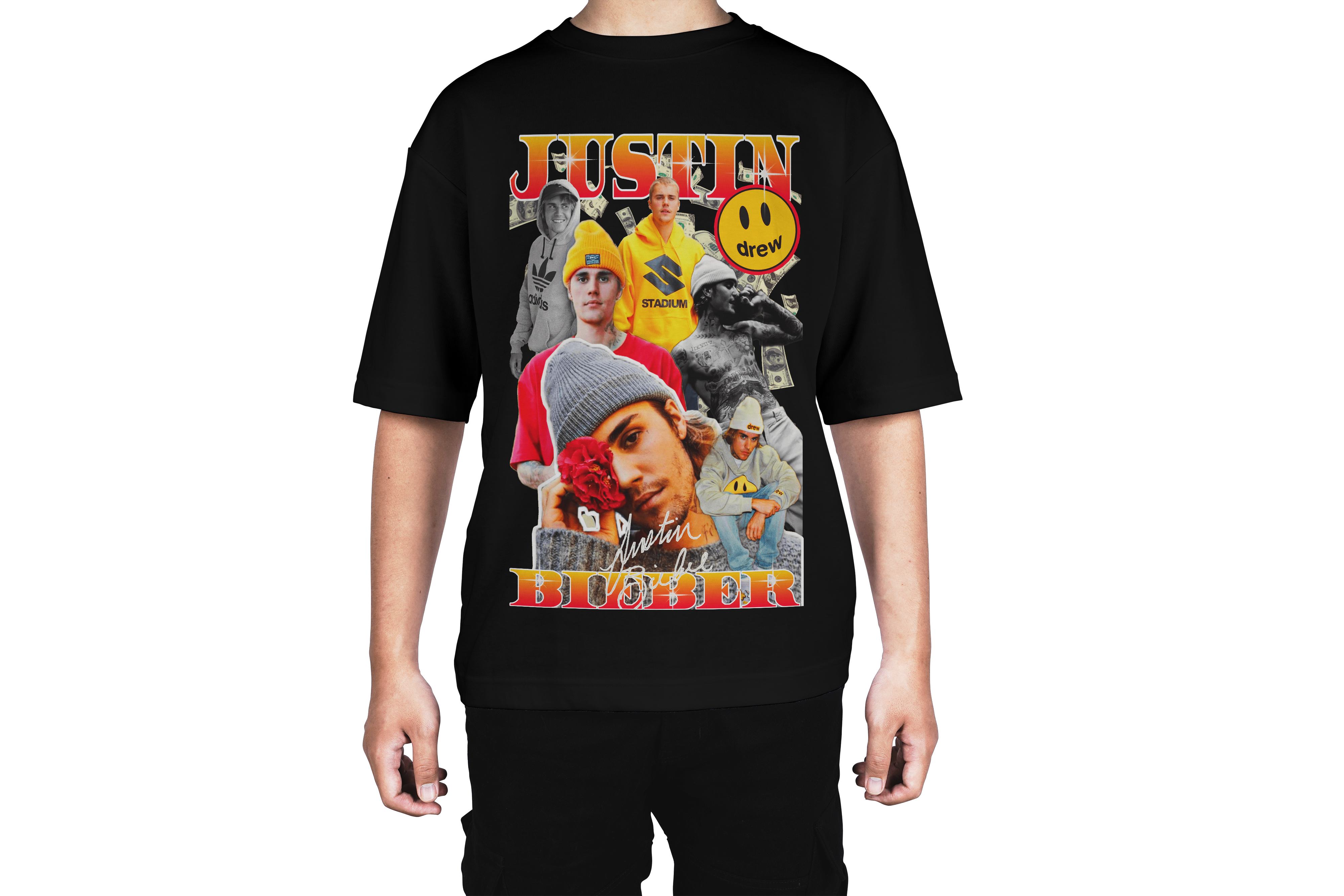 Justin Bieber Drew Collage Tee