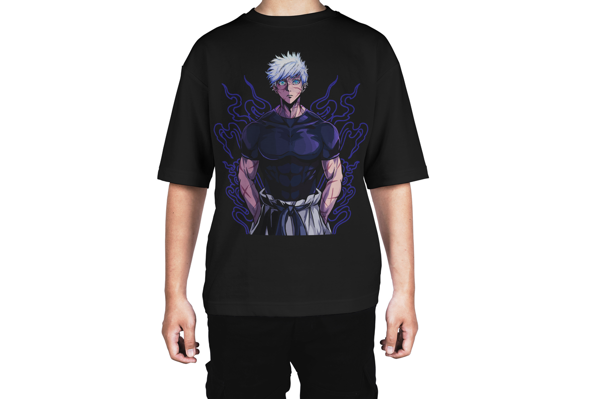 Gojo Satoru Oversized Anime Tee
