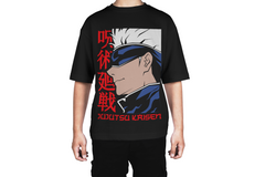 Gojo Satoru Jujutsu Kaisen Profile Tee