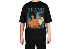 Keanu Reeves Retro Beach Vibes Tee