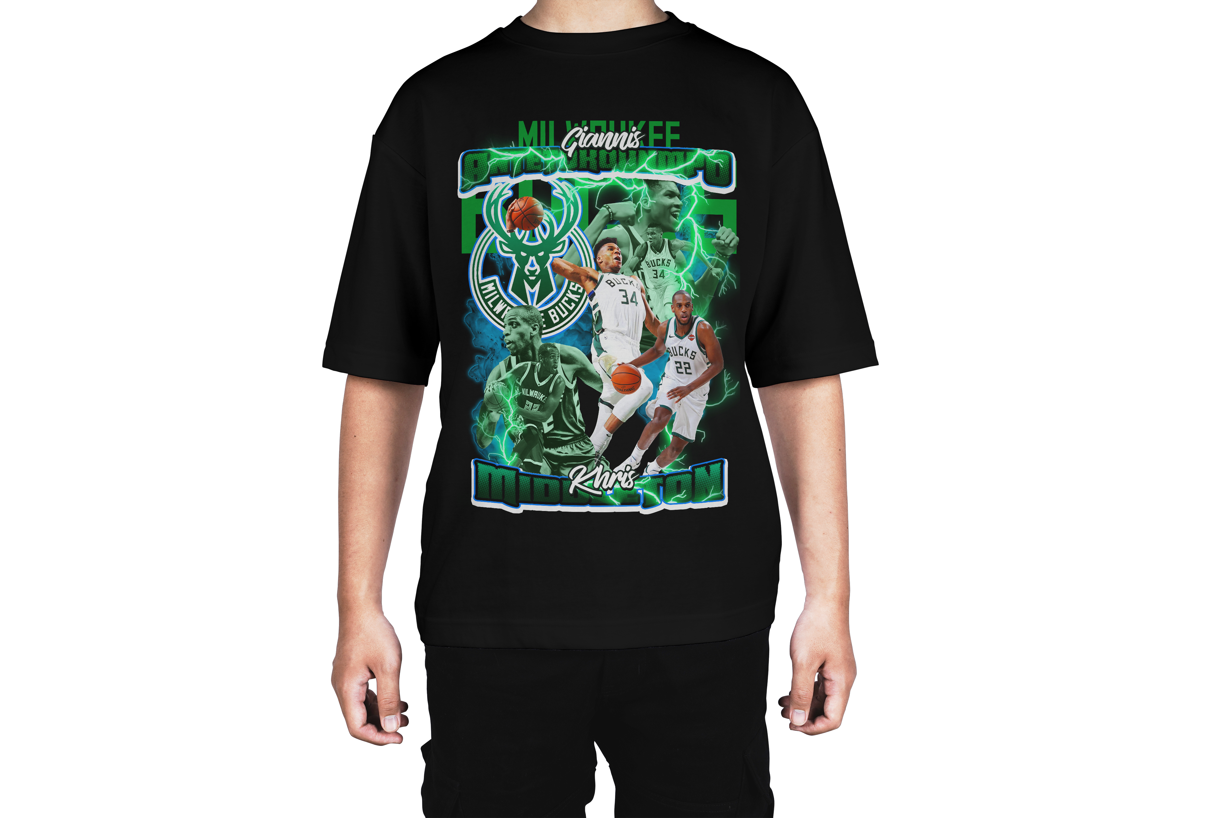 Giannis & Khris Milwaukee Bucks Tee