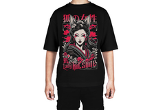 Lady Kitsune Japanese Art Tee