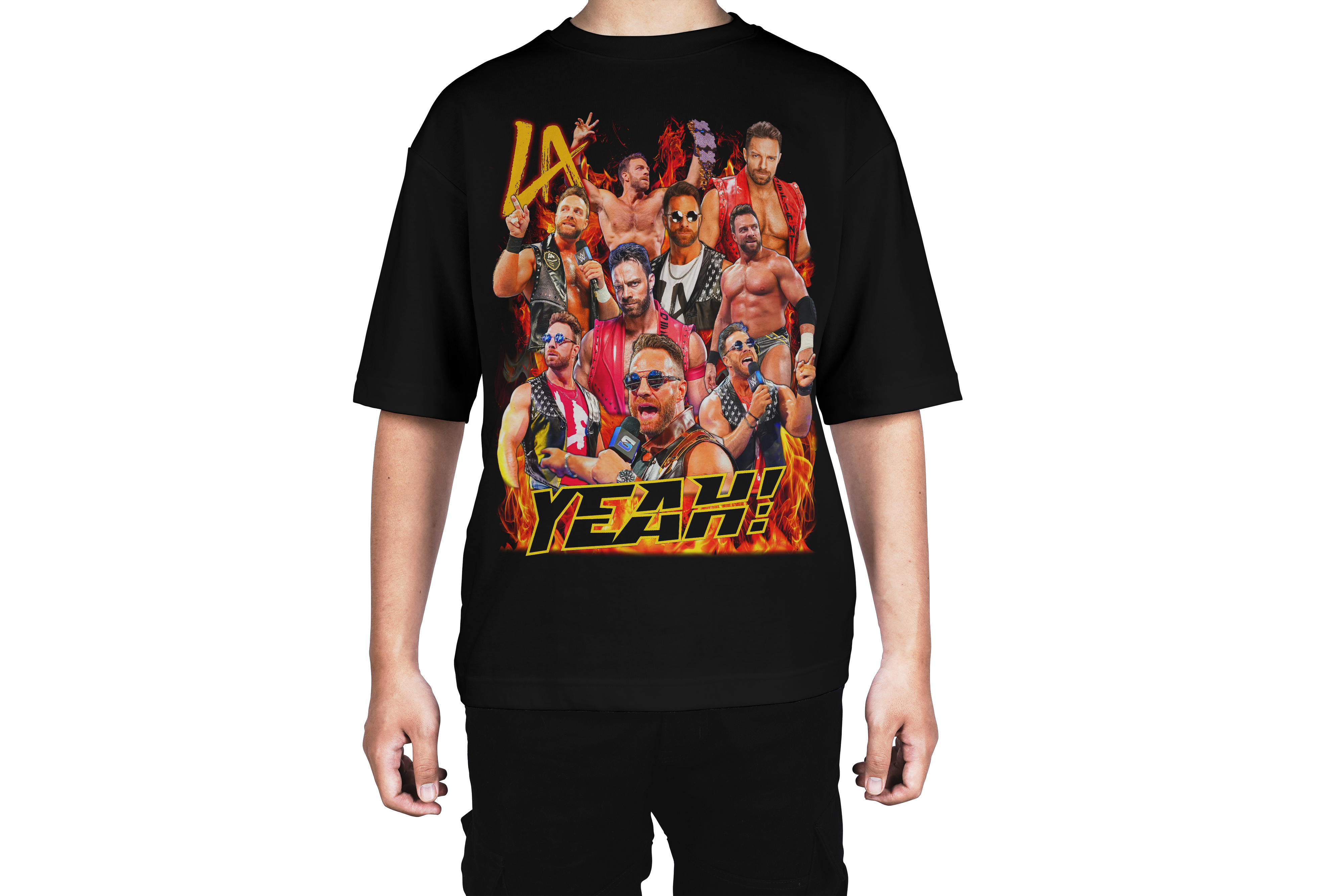 LA Knight WWE Yeah! Tee